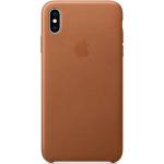 Braune Apple iPhone XS Max Cases aus Leder 
