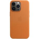 Braune Apple iPhone 13 Pro Hüllen Art: Bumper Cases aus Leder 