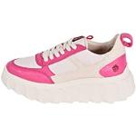 Pinke Apple Of Eden Low Sneaker aus Rindsleder mit herausnehmbarem Fußbett für Damen Größe 40 