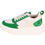 Hellbeige Apple Of Eden Low Sneaker aus Rindsleder mit herausnehmbarem Fußbett für Damen Größe 39 