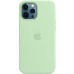 Pistaziengrüne Apple iPhone 12 Hüllen aus Silikon 