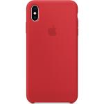 Rote Apple iPhone XS Max Cases aus Silikon 