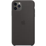 Schwarze Apple iPhone 11 Pro Max Hüllen Art: Soft Cases aus Silikon 