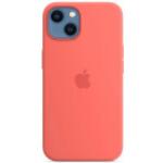 Pinke Apple iPhone 13 Hüllen Art: Soft Cases aus Silikon 