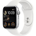 Silberne Industrial Apple Watch SE Smartwatches aus Aluminium mit Anruf-Funktion mit LTE für Herren 