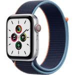 Apple Watch SE (44 mm, Aluminium, 4G, M/L, S/M), Sportuhr + Smartwatch