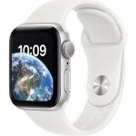 Silberne Apple Watch Smartwatches aus Aluminium mit GPS mit LTE 