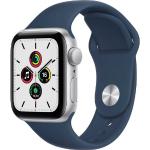 Silberne Apple Watch Watch OS Smartwatches mit OLED-Zifferblatt mit GPS mit Bluetooth 
