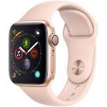 Goldene Apple Watch Smartwatches aus Aluminium mit GPS 