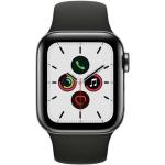 Schwarzes Apple Watch Uhrenzubehör aus Stahl mit GPS 