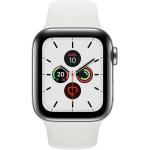 Silbernes Apple Watch Uhrenzubehör aus Stahl mit GPS 