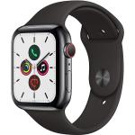 Schwarze Apple Watch Stahlarmbanduhren mit GPS mit LTE 