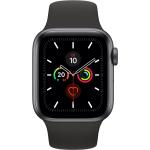 Schwarzes Apple Watch Uhrenzubehör aus Aluminium mit OLED-Zifferblatt mit GPS mit LTE für Herren 