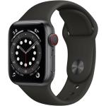 Graues Apple Watch Uhrenzubehör aus Aluminium mit GPS zum Sport 