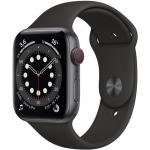 Graue Apple Watch Smartwatches mit GPS mit Titanarmband zum Sport 