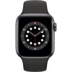 Anthrazitfarbenes Apple Watch Uhrenzubehör aus Edelstahl mit OLED-Zifferblatt mit GPS mit LTE für Herren 