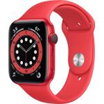 Rotes Apple Watch Uhrenzubehör aus Aluminium mit OLED-Zifferblatt mit GPS mit LTE für Herren 