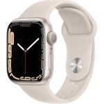Silberne Apple Watch Smartwatches aus Aluminium mit GPS zum Sport 