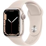 Weiße Apple Watch Smartwatches aus Aluminium mit GPS zum Sport 