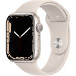 Silberne Apple Watch Smartwatches aus Aluminium mit GPS zum Sport 
