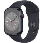 Anthrazitfarbene Wasserdichte Apple Watch Series 8 Smartwatches mit GPS mit Bluetooth 