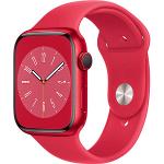 Rote Apple Watch Series 8 Bürouhren mit GPS mit Schrittzähler 