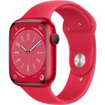 Rote 5 Bar wasserdichte Wasserdichte Apple Watch Series 8 Smartwatches mit GPS mit Bluetooth für Herren zum Sport 