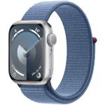 Silberne Apple Watch Smartwatches mit GPS zum Sport 