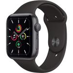 Graue Apple Watch SE Smartwatches aus Aluminium mit GPS 