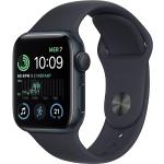Apple Watch (Series SE) 2021 GPS 40 mm - Aluminium Mitternacht - Sportarmband Schwarz