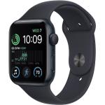 Apple Watch (Series SE) 2022 GPS 44 mm - Aluminium Mitternacht - Sportarmband Schwarz