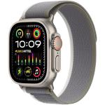 Reduzierte Grüne Apple Watch Ultra Fitness Tracker | Fitness Armbänder aus Titan mit GPS 