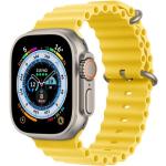 Graues Apple Watch Ultra Uhrenzubehör mit GPS mit Titanarmband 