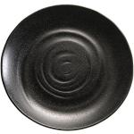Schwarze Moderne APS Runde Runde Tabletts 28 cm 