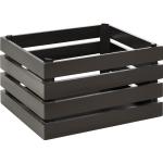 Schwarze APS Kisten & Aufbewahrungskisten aus Holz 