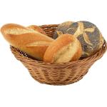 Beige Runde Brotkörbe & Brotschalen aus Polypropylen bruchsicher 