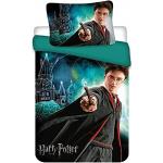 Reduzierte Bunte Harry Potter Baumwollbettwäsche mit Reißverschluss aus Baumwolle 70x90 