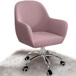 Pinke Stuhlhussen aus Polyester maschinenwaschbar 