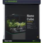 Aquarium DENNERLE Nano Cube Complete, 60 L , LED Beleuchtung Chihiros C 361 inkl. Innenfilter, Abdeckscheibe, Sicherheitsunterlage, Scaper‘s Back Rückwandfolie, Einsteigerbroschüre , Nährboden, Kies und Thermometer