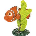 Aquariumdekoration Findet Dorie - Nemo mit Koralle grün groß 9,5 cm