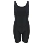 Schwarze Damenschwimmanzüge & Damensportbadeanzüge aus Polyamid mit geschlossener Rückenpartie 
