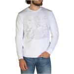 Reduzierte Weiße Langärmelige AQUASCUTUM Herrensweatshirts aus Baumwolle Größe S für den für den Frühling 