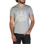 Aquascutum, Aquascutum-T-Shirt Gray, Herren, Größe: XL
