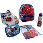 Blaue Spiderman Schulrucksäcke für Kinder zum Schulanfang 