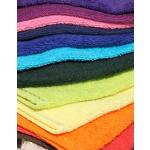 Auberginefarbene Handtücher aus Baumwolle 16x22 