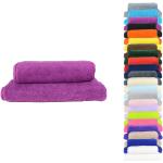 Pinke Badehandtücher & Badetücher aus Baumwolle 70x140 