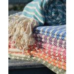 Sandfarbene Handtücher aus Baumwolle 100x180 
