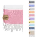 Pinke Handtücher aus Baumwolle 100x180 