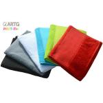 Rote Sporthandtücher aus Baumwolle 30x140 