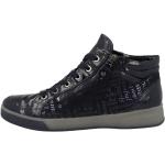 Dunkelblaue Lack-Optik Ara High Top Sneaker & Sneaker Boots aus Lackleder Atmungsaktiv für Damen Größe 36 